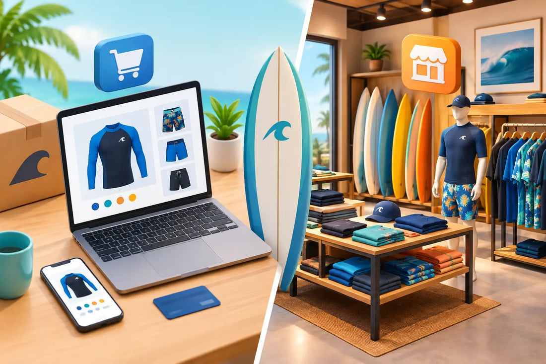 Online Surfwear Versus Retail Stores Compared