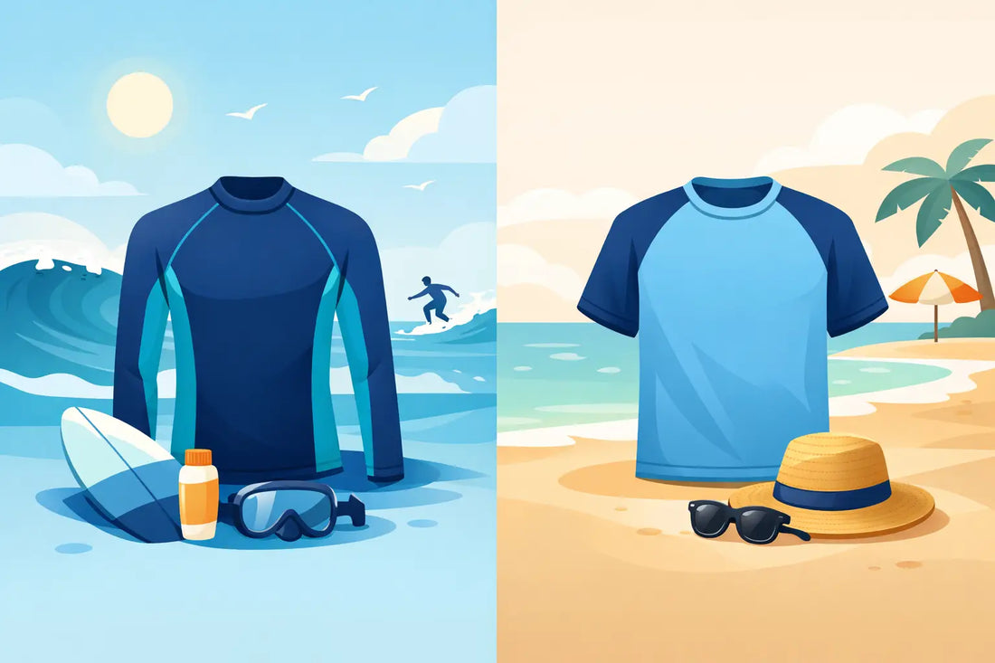 Rashie Versus Swim Shirt: What Should You Wear?
