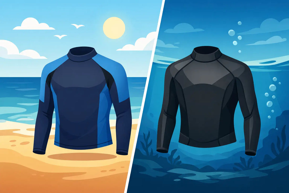 Rash Guard Versus Wetsuit Top: Which One?